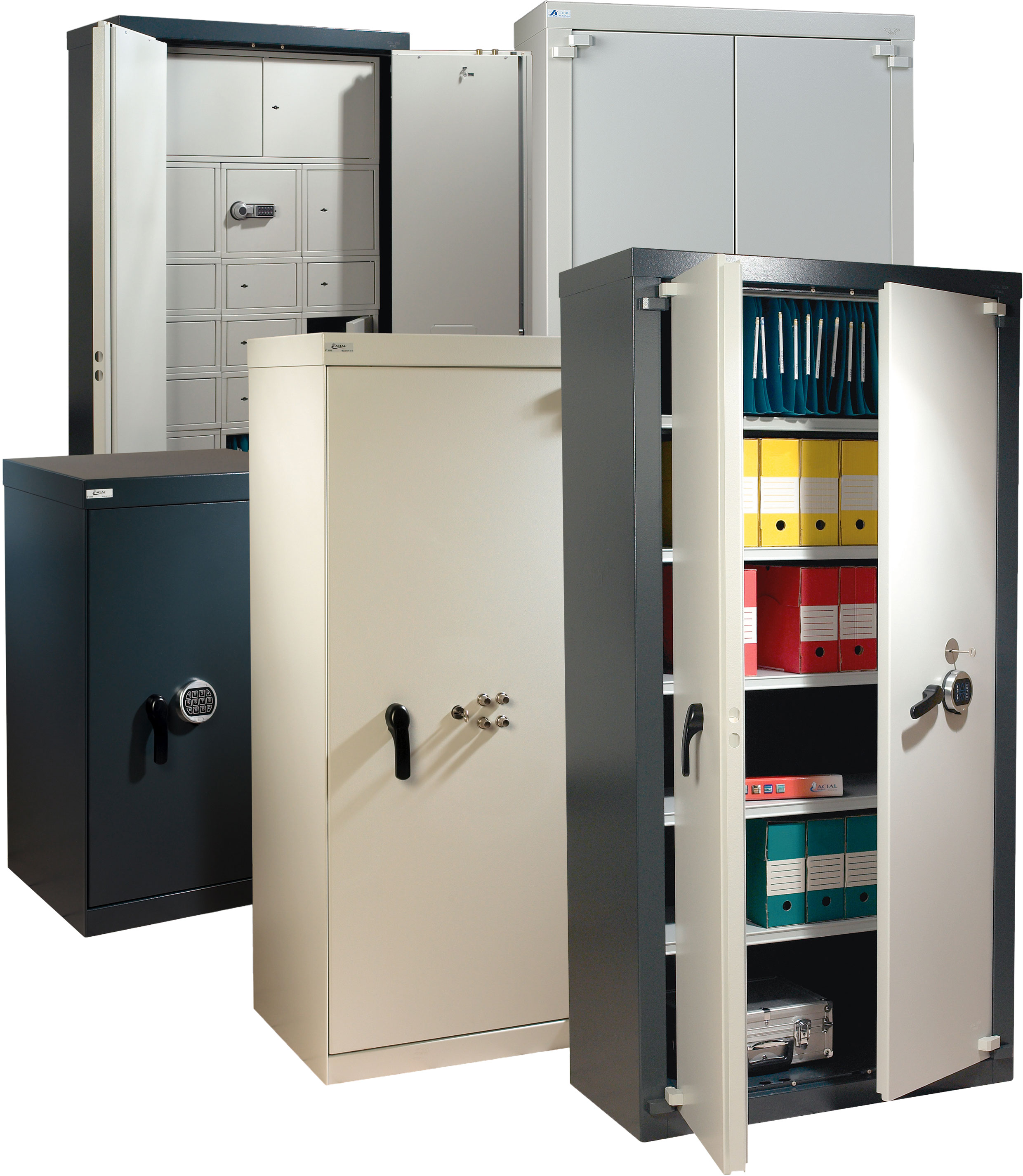 Range of security cabinets